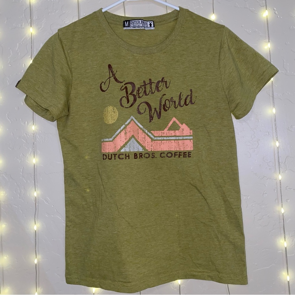 Short Sleeve Green Dutch Bros Tee